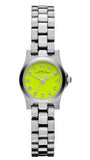 Marc Jacobs Henry Yellow Dial Silver Steel Strap Watch for Women - MBM3201