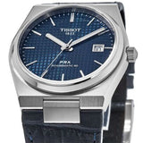 Tissot PRX Powermatic 80 Blue Dial Blue Leather Strap Watch for Men - T137.407.16.041.00 Buy Now By Tissot