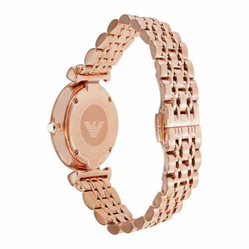 Emporio Armani Mother of Pearl Dial Rose Gold Steel Strap Watch For Women - AR11110 Buy Now By Emporio Armani