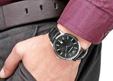 Emporio Armani Renato Black Dial Leather Strap Watch For Men - AR2411 Buy Now By Emporio Armani