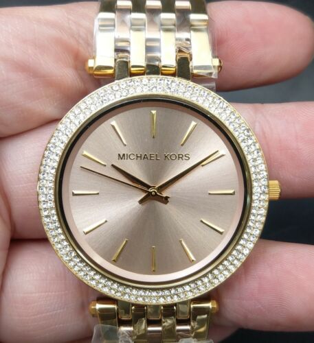 Michael Kors Darci Rose Gold Dial Rose Gold Steel Strap Watch for Women - MK3507 Buy Now By Michael Kors