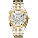Bulova Classic Multi Function Silver Dial Two Tone Steel Strap Watch for Men - 98C142 Buy Now By Bulova
