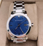 Burberry The City Blue Dial Silver Steel Strap Watch for Men - BU9031 Buy Now By Burberry