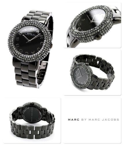 Marc Jacobs Marci Black Dial Black Steel Dial Strap Watch for Women - MBM3193 Buy Now By Marc Jacobs