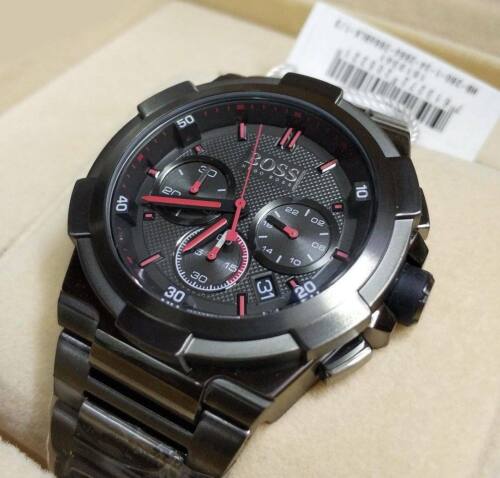 Hugo Boss Supernova Grey Dial Grey Steel Strap Watch for Men - 1513361 Buy Now By Hugo Boss