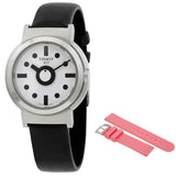 Tissot Heritage Memphis Lady White Dial Black Rubber Strap Watch For Women - T120.210.17.011.00 Buy Now By Tissot