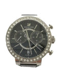 Swarovski Citra Sphere Chronograph Black Dial Black Leather Strap Watch for Women - 5027131 Buy Now By Swarovski