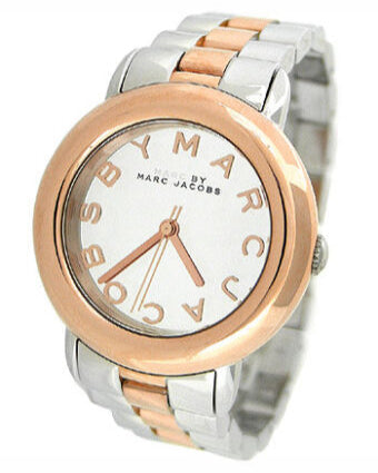Marc Jacobs Marc Silver Dial Two Tone Steel Strap Watch for Women- MBM3170 Buy Now By Marc Jacobs