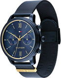 Tommy Hilfiger Blake Quartz Blue Dial Blue Mesh Bracelet Watch for Men - 1782305 Buy Now By Tommy Hilfiger