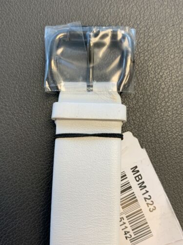 Marc Jacobs Blade White Dial White Leather Strap Watch for Women - MBM1223 Buy Now By Marc Jacobs