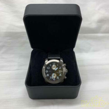 Marc Jacobs Larry Chronograph Black Dial Black Leather Strap Watch for Men - MBM5054 Buy Now By Marc Jacobs