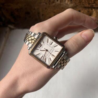 Marc Jacobs Vic Silver Dial Two Tone Steel Strap Watch for Women - MJ3463 Buy Now By Marc Jacobs