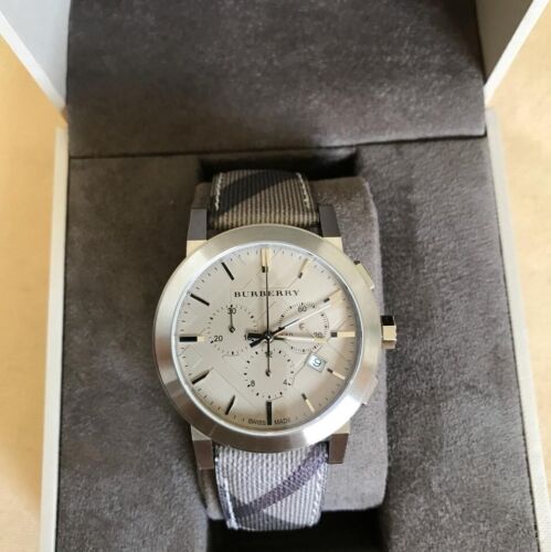 Burberry The City Smoked Brown Dial Brown Leather Strap Watch for Men - BU9361 Buy Now By Burberry