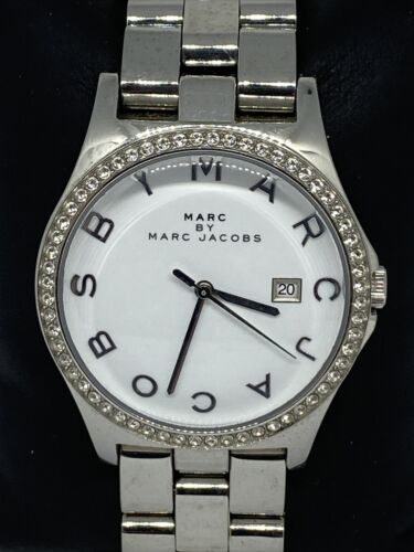 Marc Jacobs Henry Diamonds White Dial Silver Steel Strap Watch for Women - MBM3044 Buy Now By Marc Jacobs