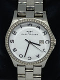 Marc Jacobs Henry Diamonds White Dial Silver Steel Strap Watch for Women - MBM3044 Buy Now By Marc Jacobs