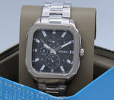 Fossil Inscription Multifunction Black Dial Silver Steel Strap Watch for Men - BQ2655 Buy Now By Fossil