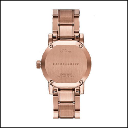 Burberry Heritage Rose Gold Dial Rose Gold Steel Strap Watch for Women - BU9215 Buy Now By Burberry