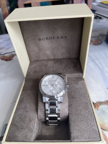 Burberry The City White Dial Silver Steel Strap Watch for Men - BU9750 Buy Now By Burberry