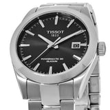 Tissot Gentleman Powermatic 80 Silicium Black Dial Silver Steel Strap Watch For Men - T127.407.11.051.00 Buy Now By Tissot