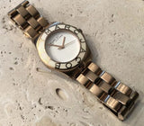 Marc Jacobs Amy White Dial Gold Steel Strap Watch for Women - MBM3051 Buy Now By Marc Jacobs