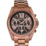 Michael Kors Bradshaw Chronograph Brown Dial Brown Steel Strap Watch For Women - MK6247 Buy Now By Michael Kors