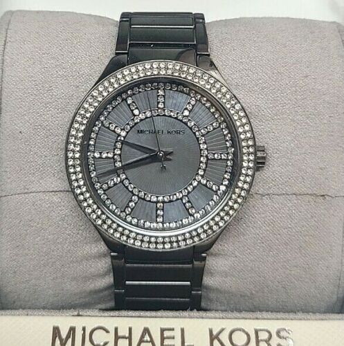 Michael Kors Kerry Gunmetal Dial Steel Strap Watch for Women - MK3410 Buy Now By Michael Kors