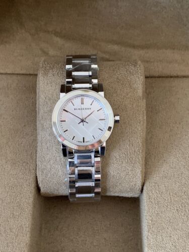 Burberry The City Silver Dial Silver Steel Strap Watch for Women - BU9200 Buy Now By Burberry