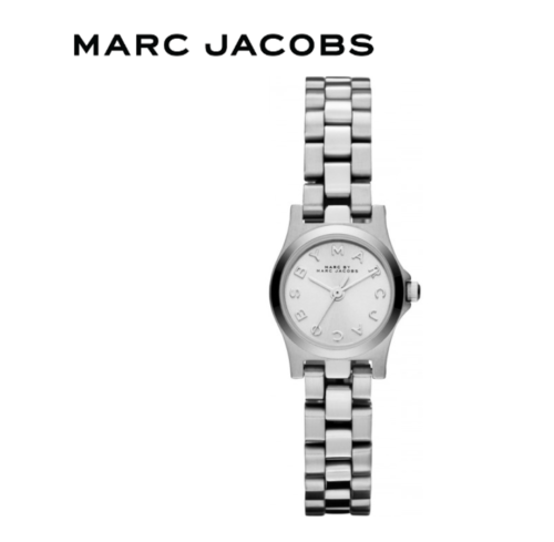 Marc Jacobs Henry Dinky Silver Dial Silver Steel Strap Watch for Women - MBM3198 Buy Now By Marc Jacobs