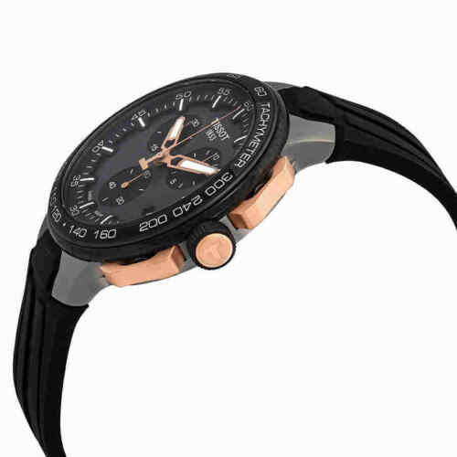 Tissot T Race Cycling Chronograph Black Dial Black Rubber Strap Watch For Men - T111.417.37.441.07 Buy Now By Tissot