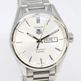 Tag Heuer Carrera Calibre 5 Automatic White Dial Silver Steel Strap Watch for Men - WAR201B.BA0723 Buy Now By Tag Heuer