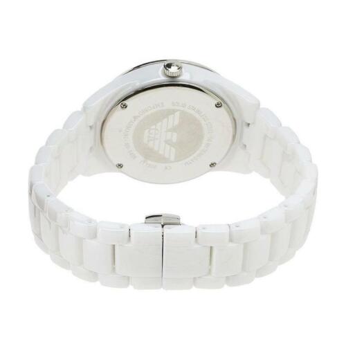 Emporio Armani Ceramica Chronograph White Dial White Ceramic Strap Watch For Women - AR1456 Buy Now By Emporio Armani