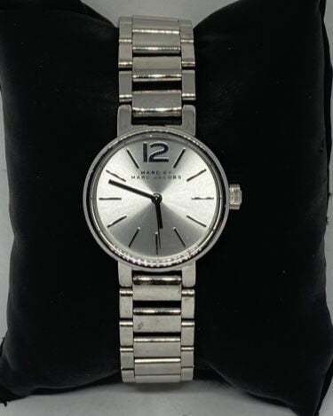 Marc Jacobs Peggy Silver Dial Silver Steel Strap Watch for Women - MBM3404 Buy Now By Marc Jacobs