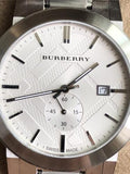 Burberry The City Silver Dial Silver Steel Strap Watch for Men - BU9900 Buy Now By Burberry