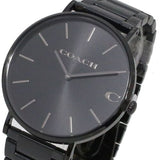 Coach Charles Black Dial Black Steel Strap Watch for Men - 14602431 Buy Now By Coach