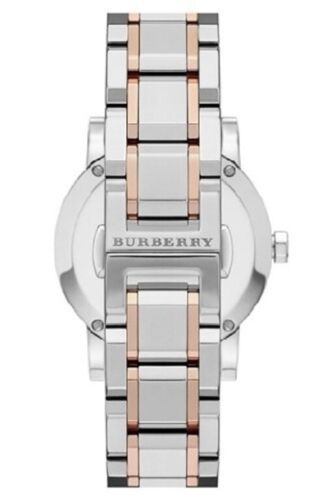 Burberry The City Diamonds White Dial Two Tone Steel Strap Watch for Women - BU9127 Buy Now By Burberry