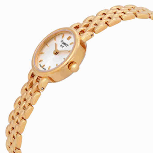 Tissot T Lady Lovely Silver Dial Rose Gold Steel Strap Watch For Women - T058.009.33.031.01 Buy Now By Tissot