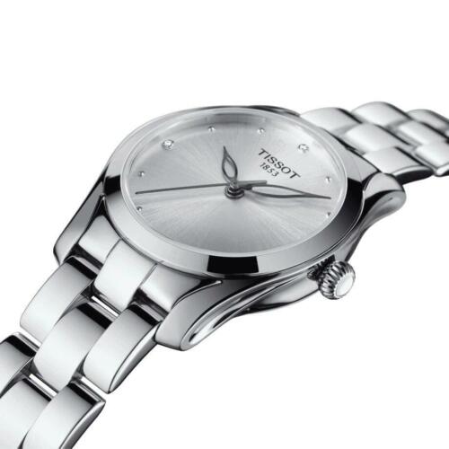 Tissot T Wave Diamonds White Dial Silver Steel Strap Watch For Women - T112.210.11.036.00 Buy Now By Tissot