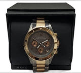 Marc Jacobs Marc Chronograph Grey Dial Two Tone Steel Strap Watch for Men - MBM3157 Buy Now By Marc Jacobs