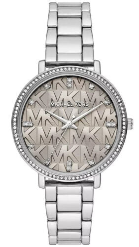 Michael Kors Pyper Analog Gray Dial Silver Steel Strap Watch For Women - MK4672 Buy Now By Michael Kors