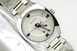 Gucci GG2570 White Dial Silver Steel Strap Watch For Women - YA142502 Buy Now By Gucci