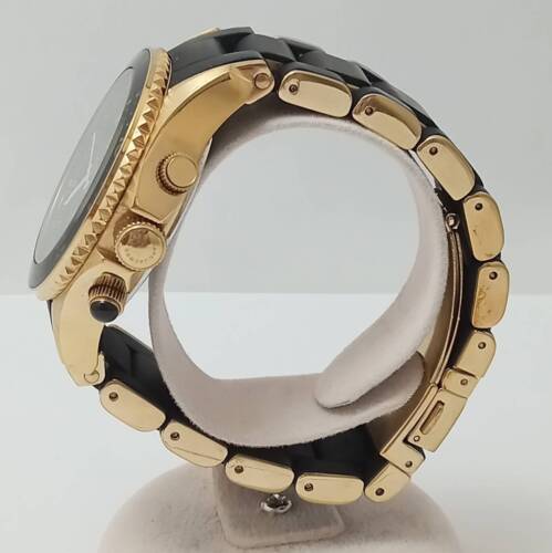 Marc Jacobs Rock Chronograph Black Dial Black Silicone Strap Watch for Women - MBM2552 Buy Now By Marc Jacobs