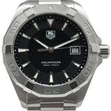 Tag Heuer Aquaracer Quartz Black Dial Silver Steel Strap Watch for Men - WAY1110.BA0928 Buy Now By Tag Heuer