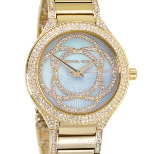 Michael Kors Kerry Mother of Pearl Dial Gold Steel Strap Watch for Women - MK3481 Buy Now By Michael Kors