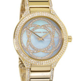 Michael Kors Kerry Mother of Pearl Dial Gold Steel Strap Watch for Women - MK3481 Buy Now By Michael Kors