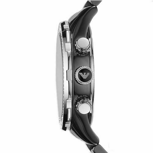Emporio Armani Ceramica Black Dial Black Ceramic Strap Watch For Men - AR1455 Buy Now By Emporio Armani