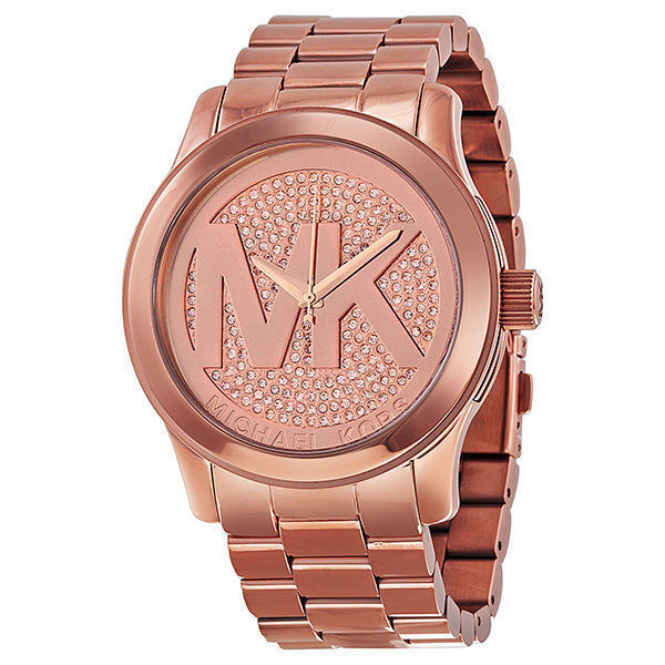 Michael Kors Runway Rose Gold Dial Rose Gold Steel Strap Watch for Women - MK5661 Buy Now By Michael Kors