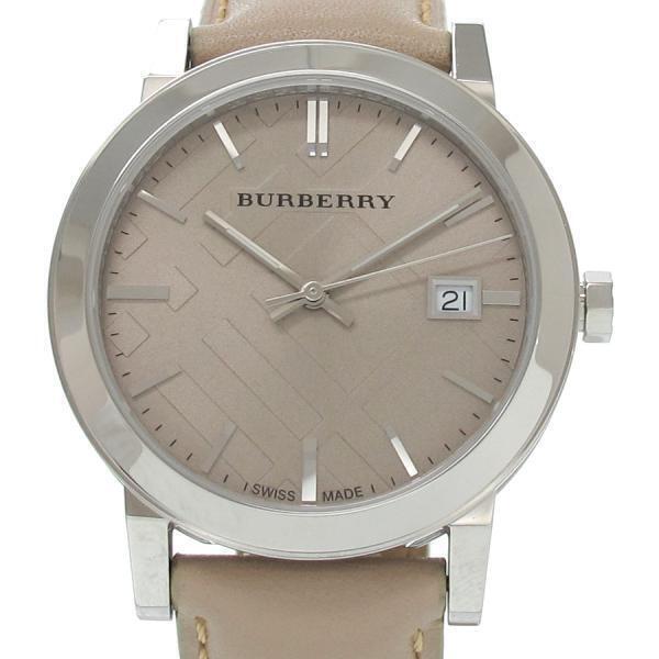 Burberry The City Silver Dial Beige Leather Strap Unisex Watch - BU9010 Buy Now By Burberry