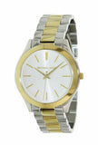 Michael Kors Runway Slim Silver Dial Two Tone Stainless Steel Strap Watch for Women - MK3198 Buy Now By Michael Kors