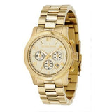Michael Kors Runway Gold Dial Gold Stainless Steel Strap Watch for Women - MK5055 Buy Now By Michael Kors