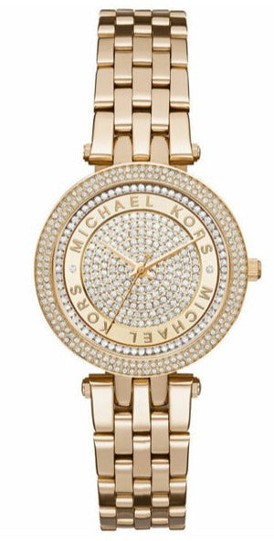 Michael Kors Darci Gold Dial Gold Steel Strap Watch for Women - MK3445 Buy Now By Michael Kors